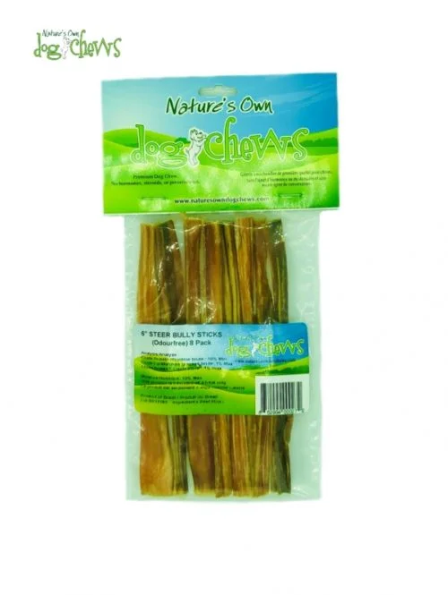 Steer bully stick-8 pack