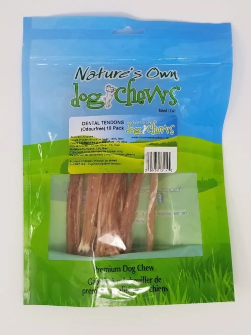 Nature's Own Small Dog Dental Tendons- 10 pack